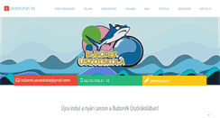 Desktop Screenshot of buboreksport.hu